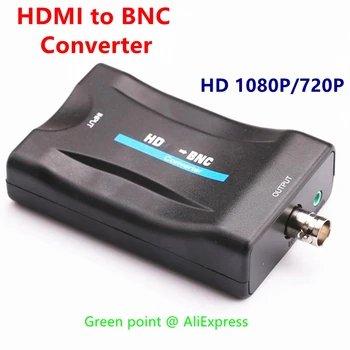 HDMI BNC Converter HDMI BNC Video Displejs HD 1080P/720P Converter Saderīgas Atbalsta Divas Dažādas NTSC / PAL Formātā