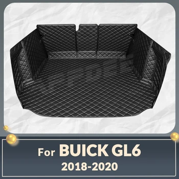 Auto Pilnīgu Pārklājumu Bagāžnieka Paklājiņš Par Buick GL6 2018-2020 2019 Automašīnas bagāžas nodalījuma Pārsegs Pad Kravas Starplikas Interjera Aizsargs Piederumi