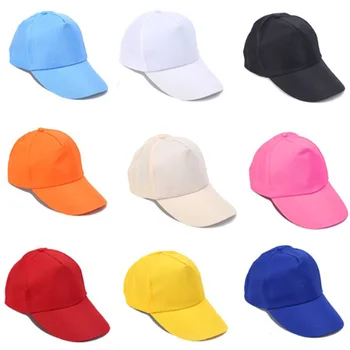1pc Unisex Regulējams Beisbola cepure Āra Sauļošanās tīrtoņa Krāsu Āra Multicolor Brīvprātīgo Beisbola cepure, Mīkstu Kokvilnas Saules Cepures