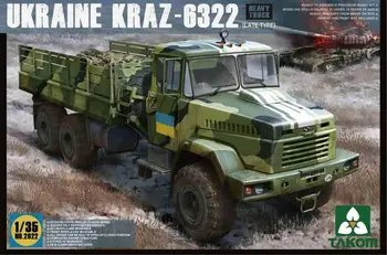 Takom 2022 1/35 Ukrainas Kraz-6322 Smago Automašīnu (Vēlīna Tipa) Plastmasas Modeļu Komplekts
