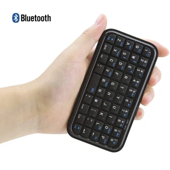 Uzlādējams Mini Slim Ceļojumu Izmērs Bluetooth 3.0 Bezvadu Tastatūras Tastatūras Mazās Pārnēsājamās 49 Taustiņi Tastatūra Planšetdatoriem, Viedtālrunis