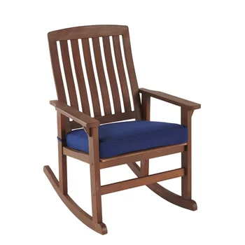 Labāka Mājas un Dārzi Delahey Koka šūpuļkrēsls, Brūns Apdare āra sols, dārza krēsls