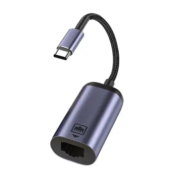 USB C Ethernet RJ45 Adapteri Portatīvo USB C Adapteri Tīkla Portu Adapteri Mobilo Telefonu, Portatīvo datoru USB Tīkla Karte