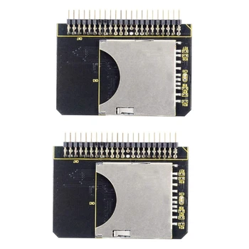 2X IDE SD Adapteris SD Uz 2.5 IDE 44 Pin Adapteris Karte 44Pin Vīriešu Converter SDHC/SDXC/MMC Atmiņas Kartes Pārveidotājs Klēpjdators