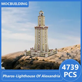 Bka - Bāka Aleksandrija Modelis Km Celtniecības Bloki Arhitektūras Diy Salikt Ķieģeļus Radošo Bērniem, Rotaļlietas, Dāvanas, 4739PCS