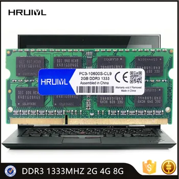 HRUIYL Oriģinālā Atmiņas DDR3 1333MHZ 2GB 4GB 8GB 1,5 V 204-Pin Piezīmju grāmatiņas Atmiņa operatīvā ATMIŅA SO-DIMM Moduļu SDRAM Memoria Klēpjdatoru Jaunas