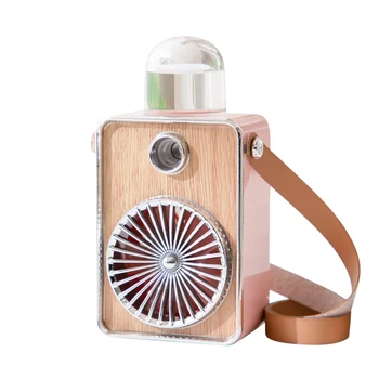 3 in 1 Dzesēšanas Ventilators Karājas Kakla USB Fan Mini Gaisa Dzesētāja Portatīvo Dzesēšanas Ventilatoru Uzlādējams Bladeless Ventilators Rozā