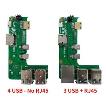 Aveņu Pi Nulles 2w uz 3B Saskarnes Adapteris Nulles līdz Pi3 Izplešanās Valdes Nulles Pi0 USB CENTRMEZGLU, RJ45 CEPURE