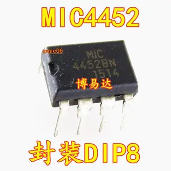 5pieces Sākotnējā sastāva MIC4452BN , DIP-8
