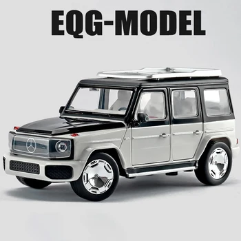 1:24 Mercedes-Benz EQG Sakausējuma Auto Modelis Diecasts Metāla Rotaļu Transportlīdzekļiem, Skaņu Un Gaismas Pull Atpakaļ, Automašīnu Augsta simulācijas Bērniem Dāvanas