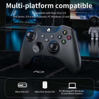 Xbox Viens Kontrolieris USB Vadu Tālvadības Gamepad X Box Serie S/X Kontroles Windows Kursorsviru Pc Spēļu Piederumi Spēļu Konsoles Joypad