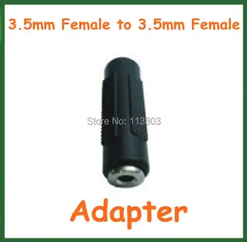 100gab Converter 3.5 mm Sieviešu 3.5 mm Sieviešu Adapteris F/F Audio Savienotāju Extender Savienotājs