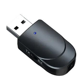 KN330 5.0 Audio Adapteri Raidītājs Uztvērējs Divu-in-One Datora USB Adapteris TV Auto Dual Izejas