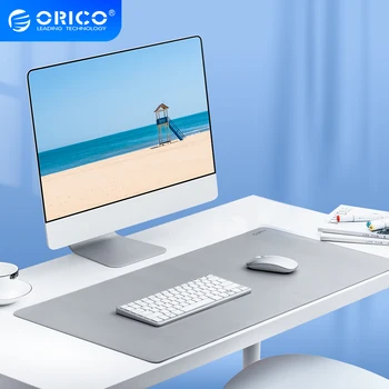 ORICO Double-side Liela Pele Spilventiņu Spēļu peles paliktnis Datora PU Ādas PC Galda Paklājiņš, Korķa Ultra Plānais tastatūras paliktni, Ūdensizturīgs