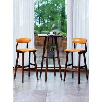 C0251 kārta bārs galda pie loga, bārs galda un krēsla kombinācijā kafijas veikals mazajiem high tabula augsta galda bar tabula nr. koka 1