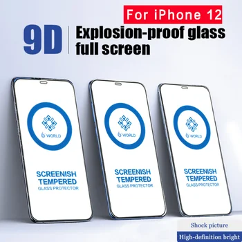 4GAB Ekrāna Aizsargs, Rūdīts Stikls IPhone 12 Pro Max Aizsardzības Stiklu IPhone 12 Mini