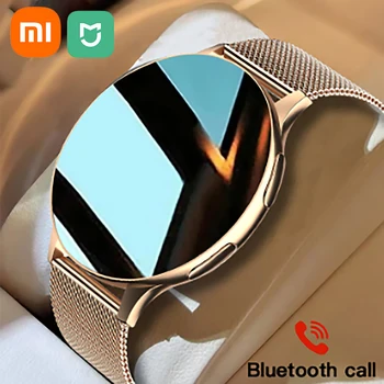 Xiaomi Mijia Modes Smart Skatīties Uz Sieviešu Kārtas Smartwatch Bluetooth Aicina Ūdensizturīgs HD Ekrāns Veselības Uzraudzības Sporta Režīmā