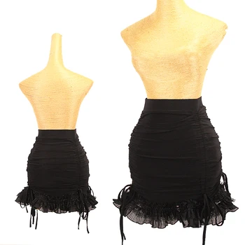 2023 Jauns latīņamerikas Deju Skrits Sievietēm Black Sexy Praksi Apģērbu Samba Tango, Čača Kleita latīņu Darbības Apģērbu DQL8356