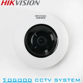 Hikvision DS-2XA3956F-IR 5MP Fisheye Skatu 360 IP Kameru Atbalsts, Iebūvēts Mikrofons, SD Kartes PoE IS 10M aizstāt DS-2CD3935FWD-IWS