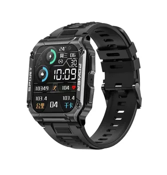 2023 Jauno Kompasa Smart Skatīties Vīrieši 1.95 Collu Skārienekrānu Aproce Fitnesa Sporta Pulksteņi Bluetooth Zvanu Smart Pulkstenis Vīriešiem Smartwatch