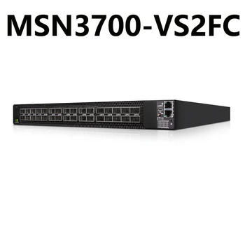 NVIDIA Mellanox MSN3700-VS2FC Spektru-2 200GbE 1U Atvērt Ethernet komutatoru, Cumulus Linux Sistēmas 32 x 200GbE QSFP56