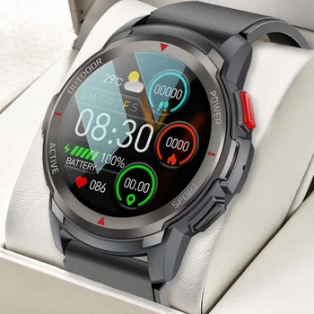 JAUNU MAX10 Kārta Vīriešu Smart Skatīties Bluetooth Atbilde Zvani Zvanu Sporta ūdensizturīgs Smartwatch Vīrieši Sievietes 2023 par xiaomi IOS Android
