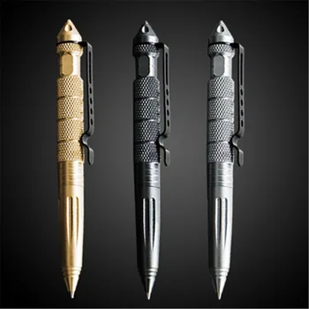 Augstas Kvalitātes Metāla Krāsa Tactical Defense Pildspalvu Skolas Skolēnu Biroja Lodīšu Pildspalvas