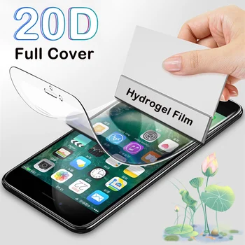 Ekrāna Aizsargs Apple iPhone 11 12 Pro Max mini Hidrogelu Filmu SE 2020. gadam 7 8 iPhone X XR XS 6 6s Plus Aizsardzības Mīksto Pārklājumu