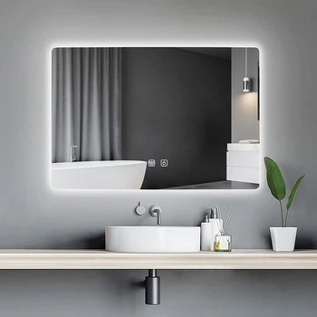 Smart Gaismas grims Vannas istabas Spogulī, Augstas Kvalitātes Refection Trīs Krāsu LED Iedomība Spoguļi Taisnstūrveida
spiegel Vannas istaba, Spēļu GY