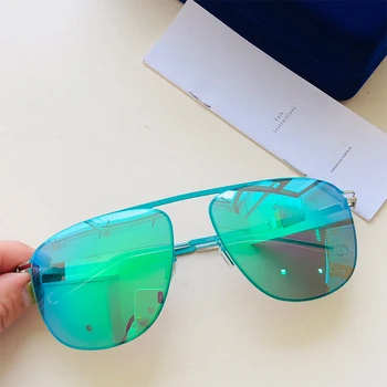 2023 Modes Saulesbrilles Dāmām, Dizaineru, Saules Brilles Lielgabarīta Saulesbrilles Sieviešu Luksusa Zīmolu Saulesbrilles Sieviešu Laukumā Brilles