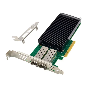 ST7328 X722-DA 10 Gigabit Server Tīkla Karte PCIe X8 Duals Portu 10G SFP+Servera Optiskās Šķiedras IWARP RDMA Tīkla Karte