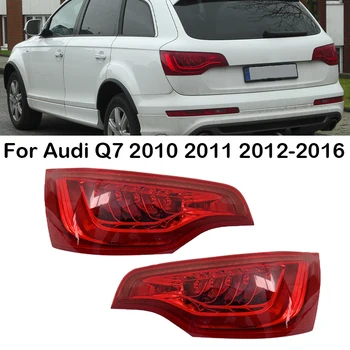 Audi Q7 2010 2011 2012 2013 2014 2015 2016 Automašīnas LED Aizmugurējie apgaismošanas lukturu Aizmugures Stop Bremžu Lampas 4L0945093F 4L0945094F