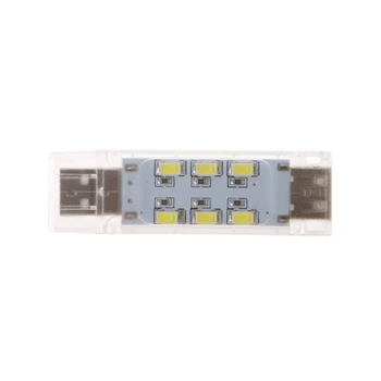 uz Dc 5V Mini Portatīvo Acu Aprūpes USB Nakts Gaismas 12 LED Lampa ar Datoru, Biroja J60A