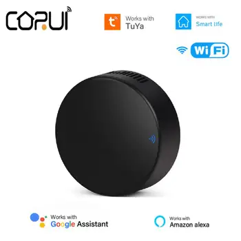 CORUI Tuya WiFi RF+INFRASARKANO staru Tālvadības pults Universālā Tālvadības pults, AC TV RF/IS Ierīces Atbalsta Alexa, Google Home Smart Dzīve