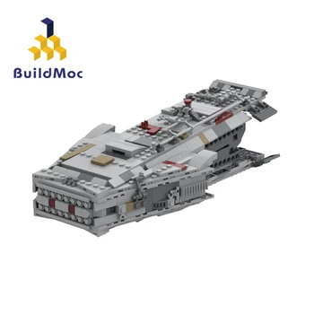Buildmoc Telpu Kopums Celtniecības Bloki Wars Kosmosa Aizbēgt, lai 75192 KM Komplekti, Rotaļlietas Bērniem, Bērnu Dāvanas, Rotaļlietas 582PCS Ķieģeļu