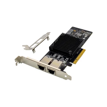 X550-T2 Servera Tīkla Karte PCIE X8 Dual Port RJ45 10 gbe Tīkla Servera Tīkla Karte Konverģētā Tīkla Adapteris