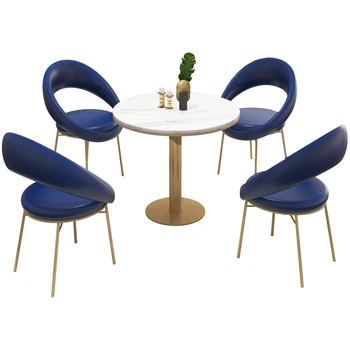Sala de recepción nórdica, cafetería, tienda de té con leche, combinación de mesa y silla, área de ocio, sofá de Bar de aguCD