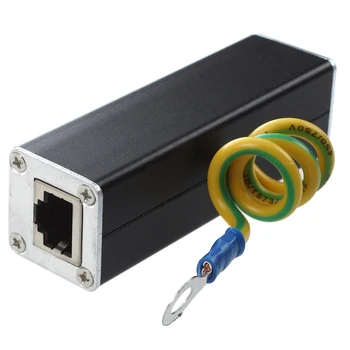 RJ45 Plug Ethernet Tīkla Pārsprieguma Aizsargs, Pērkons Arrester 100MHz